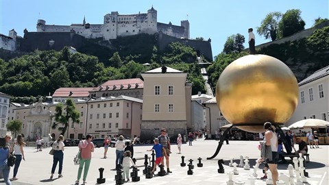 pohádkové město pod Alpami