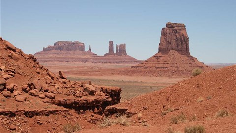 Fascinující tvary skal v Údolí monumentů