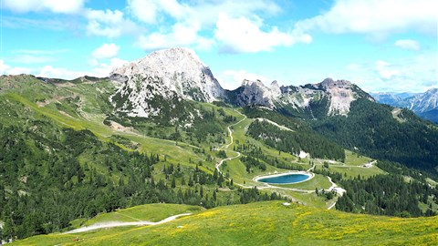 síla přírody Gailtalských Alp