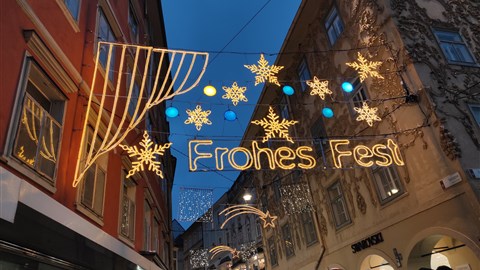 voňavé adventní trhy v Grazu