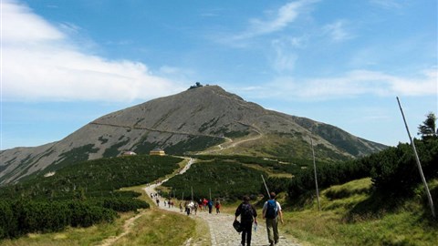 krásy nejvyšší hory ČR