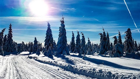 úchvatná místa zimního Bedřichova