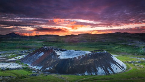 Jedinečný sopečný kráter