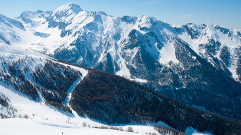 krásy lyžařského střediska Les Orres