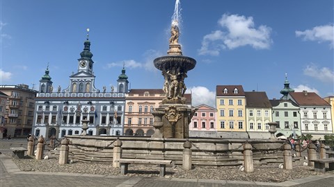 impozantní historické centrum Českých Budějovic