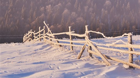 mrazivá zima horských velikánů